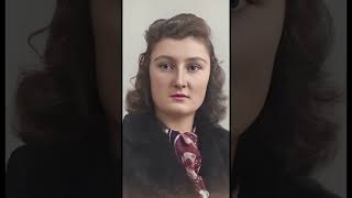 Girl From 1944, Restored For Her Family Genealogy Tree.      #memories #oldphotos #vhs #restoration