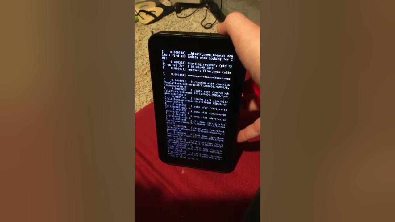 How to enter recovery mode on a echo show - YouTube