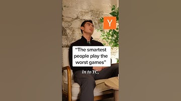 When I first got into YC, this was probably one of the most important convos of my life...