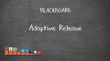 Enable adaptive release in Blackboard Learn - Instructors