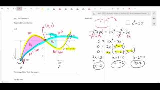 MAT 2410/201 Calculus I Section 6.1 Part 1 Setting up Integrals for Area Between Two Curves