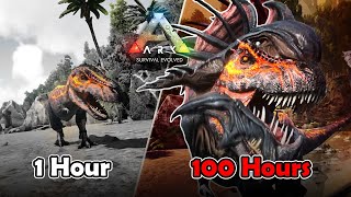 จากผู้ถูกล่าสู่จอมราชาแห่งไดโนเสาร์... 100 ชั่วโมง Ark Play as T-Rex