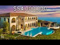 Touring a 54000000 italian mansion with a hidden underground garage