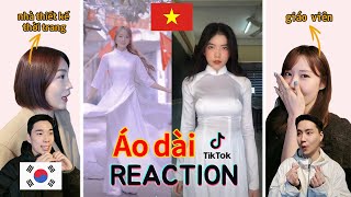 Phản ứng của giáo viên và designer người Hàn lần đầu xem áo dài (feat. Tik Tok áo dài)