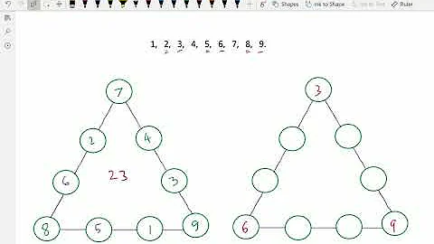 Puzzles : - ( Magic triangles 4th order ) - 7.