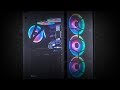 Corsair ll rgb led series fans  glow with the flow