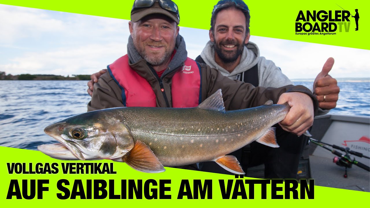 Angeln in Schweden am Vättern | Speedjigging auf Saiblinge | RUTE ...