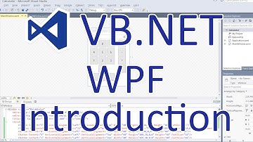 VB.NET: WPF Applications - Introduction