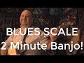 Beginner/Intermediate BANJO Lesson: G Blues Scale