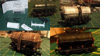 N Gauge 36, Peco Tank Wagon Kits KNR 167
