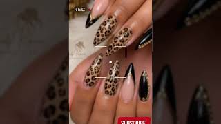 LOOK AT A LEOPARD PRINT 🐾 NAIL ART