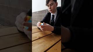 Teen solves Rubix cube in less than a minute