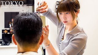 ASMR💈Her careful haircut, headspa, and massage were very soothing.
