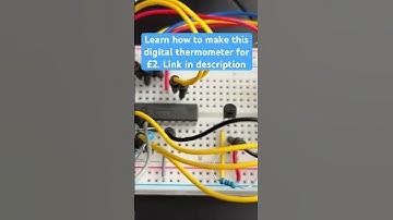 Build this digital thermometer with the PIC16F628, DS18B20 sensor. Asm code provided in the comments
