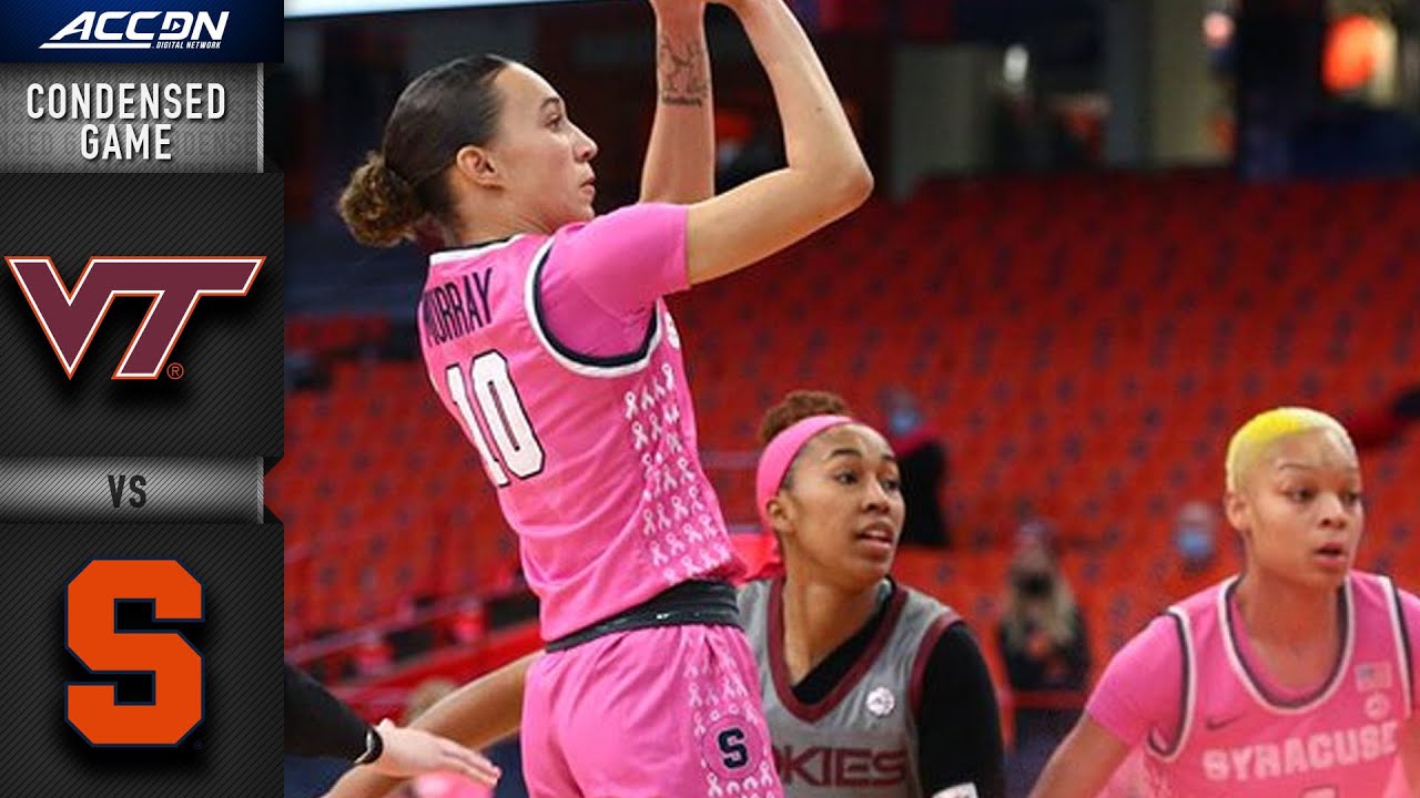 Virginia Tech vs. Syracuse Condensed Game | 2021-22 ACC Women’s Basketball
