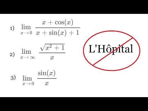 Don't use L’Hopital