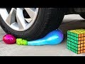 Crushing crunchy  soft things by car  floral foam squishy tide pods and more