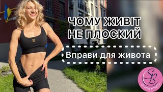 картинка: Вправи для плоского живота. Як схуднути в животі. Вправи при діастазі. Тренуй прес правильно.