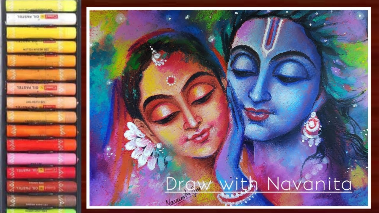 Daily Creativity: Holi - Krishna & Radha