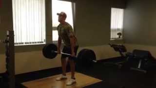 Matt Duncan Demonstrating Some Hang Cleans