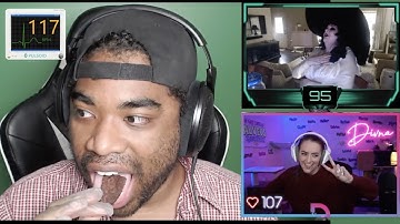 Top streaming moments with heart rate widget. May clips contest