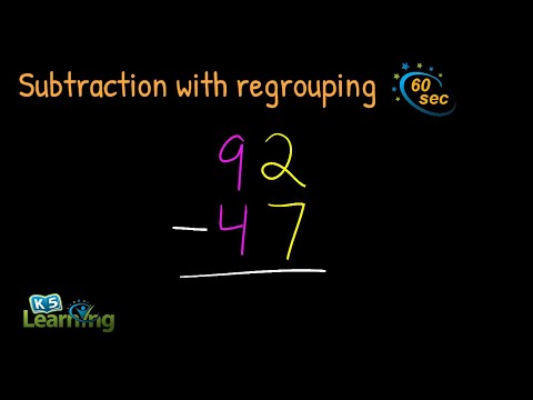 Subtraction with Regrouping