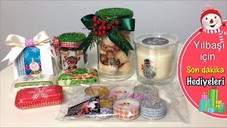 DIY - YILBAŞI İÇİN SON DAKİKA HEDİYELERİ- LAST MINUTE SUPER EASY DIY CHRISTMAS GIFTS