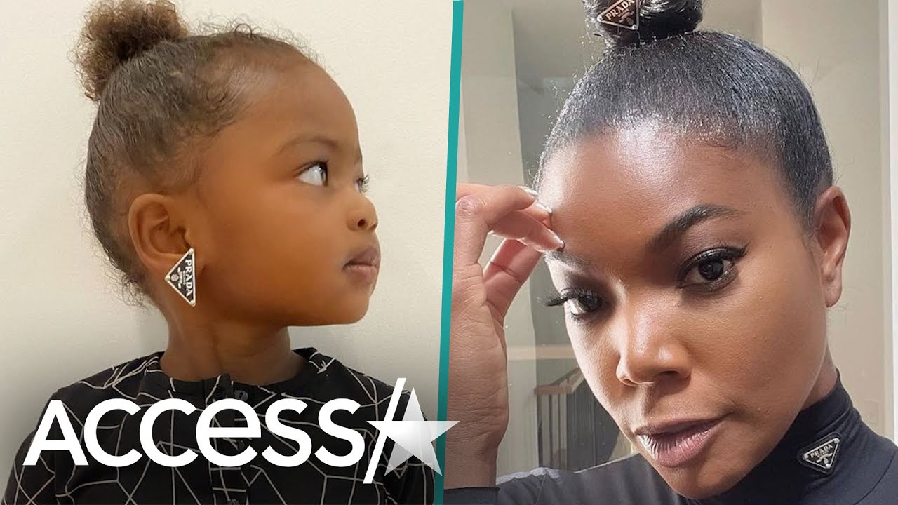 Gabrielle Union's Daughter Kaavia Wears Her Outfits!