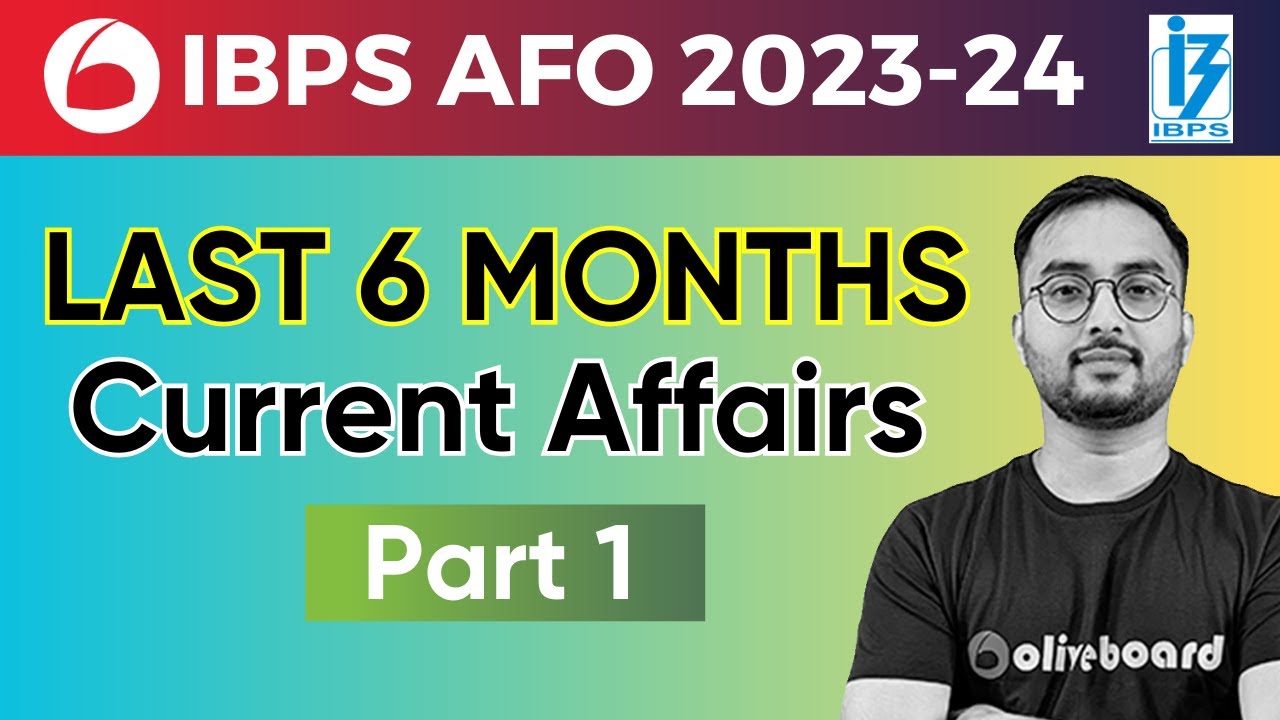 IBPS AFO 2023-24 | 6 Months Agriculture Current Affairs For IBPS AFO ...