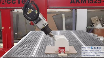 AKM1525 4 axis engraver with swing 180 degree spindle