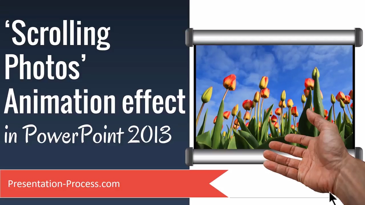 Scrolling Photos Animation Effect In Powerpoint Youtube