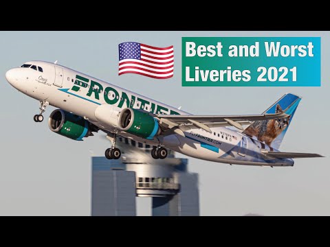 Video: Liveries Kapal Terbang Terbaik Di AS Termasuk Pekerjaan Cat Oleh Alaska Airlines, Frontier Airlines, Dan Southwest Airlines
