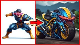 AVENGERS But MOTORBIKE 🏍️ VENGERS 🔥 All Characters (Marvel & DC) 2024💥