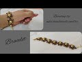 how to make beaded bracelet with using pearl /simple and elegant bracelet