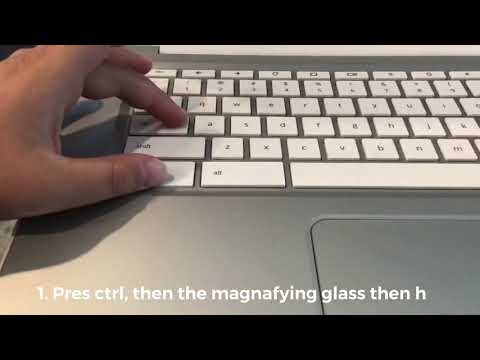 Two ways to put on high contrast mode