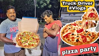 Aaj Hoga Pizza 🍕 Party || Gadi Khali ho gaya ab loading ke liye nikalna hai || #vlog #dailyvlog