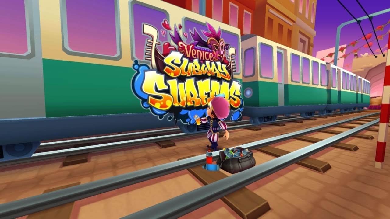 SUBWAY SURFERS Venice Italy Update  NEW Marco Boat Boy - Mask Outfit &  Gondola Board Gameplay (iOS) 