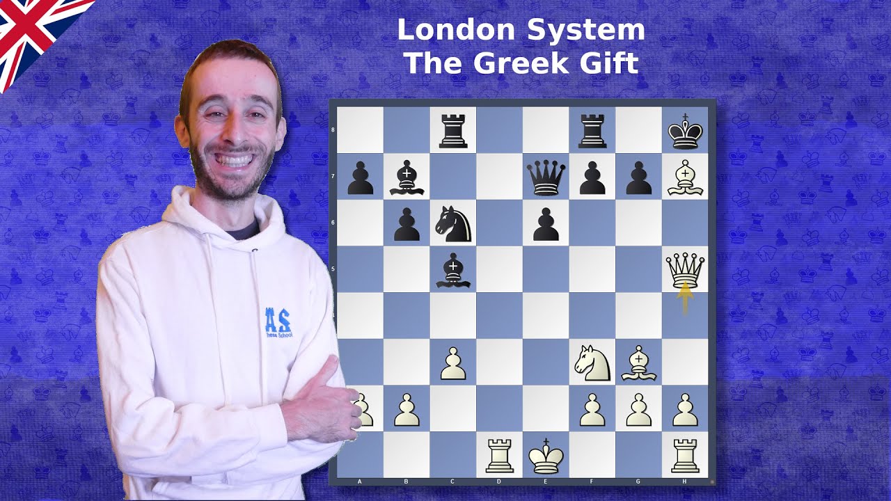 GREEK GIFT London System 🔥🔥 Presente de Grego Sistema London #ajedrez  #chess #xadrez 