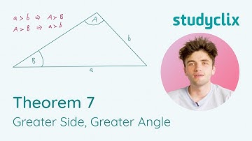 7. Maths Theorem 7: Greater Side, Greater Angle; Leaving Cert Geometry Proof