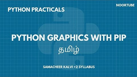 PY10 – Python Graphics with Pip-piechart |Higher Secondary +2 practicals| Samacheer Kalvi | in TAMIL