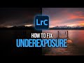 How to save underexposed photos lightroom classic tutorial