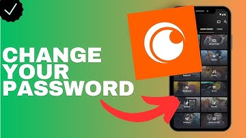 How to change your password in the Crunchyroll app?