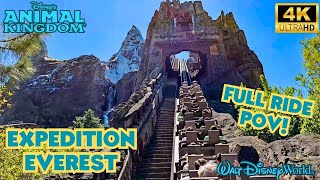 Expedition Everest Walt Disney World Animal Kingdom Full Ride Pov Wdw Rides 2024 4K