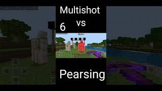 Famous Minecraft multishot vs piercing comparison #shorts #shortsvideo #minecraft  #gaming #mcaddon Net Worth