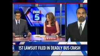 Fedex Bus Crash - Fox 5 News - King Aminpour Car Accident Lawyer