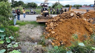 Download Lagu Just New Project Skilled Operation Using 6-Wheel Dump Trucks and KOMAT’SU Dozer Filling Flooded Land MP3