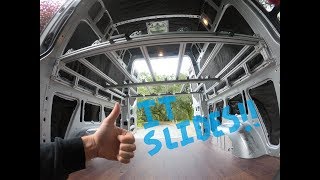 この折りたたみ式ベッドシステムは、バンのスペースを最大化するのに最適です!!! #vanlife