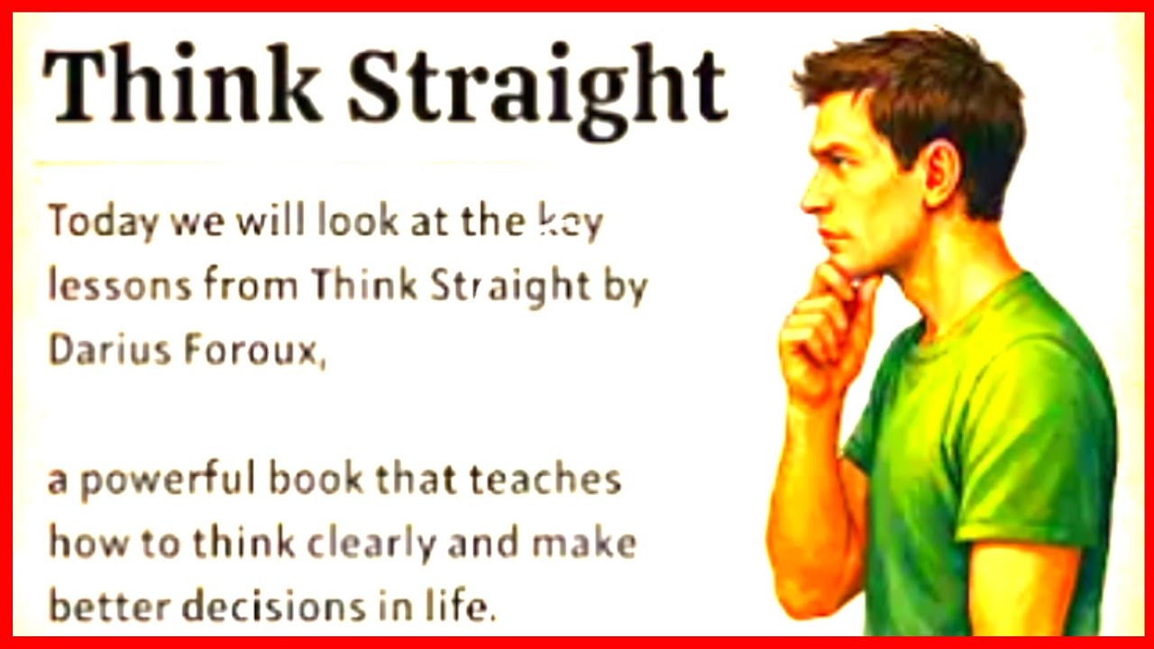 Think Straight || Learn English Through Book Summary 📖 || Improve Your English Fluency