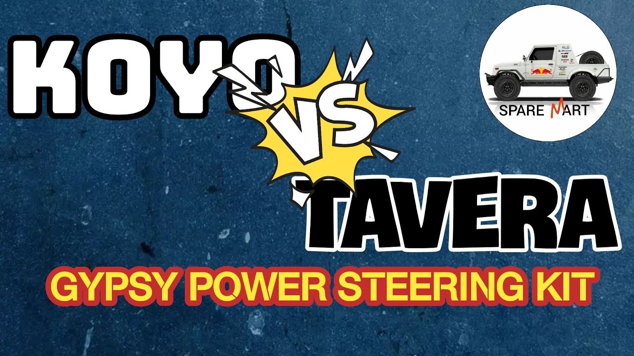 GYPSY POWER STEERING KIT Koyo vs Tavera YouTube
