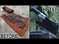 Rusted BUTCHER's CLEAVER - Unbelievable Restoration